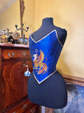 34” Sample The Griffin Silk Corset READY TO SHIP