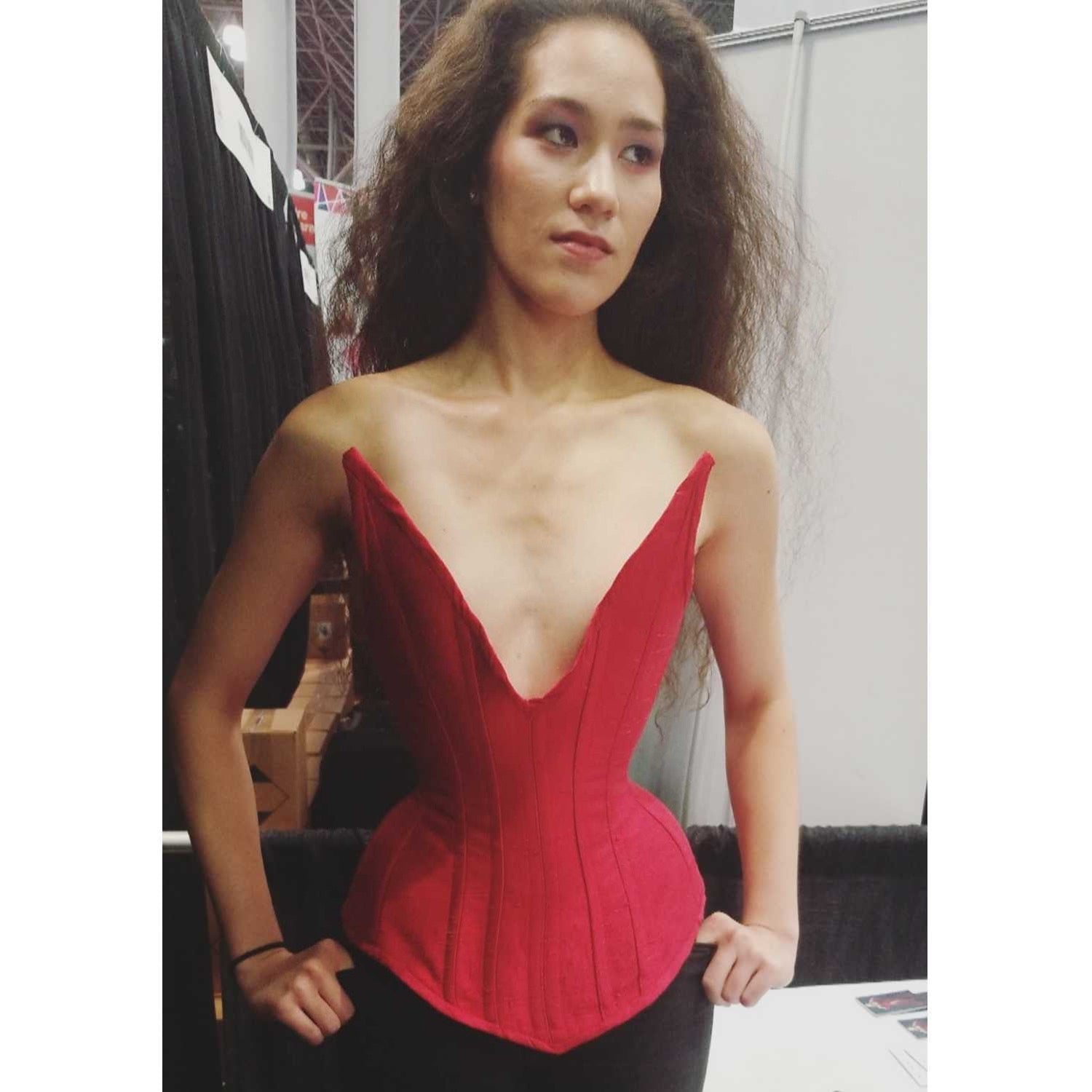 Deep V Overbust Corset